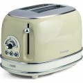 Ariete Vintage 0155/03 Φρυγανιέρα 2 Θέσεων 810W Μπεζ Ariete Vintage 0155/03 Φρυγανιέρα 2 Θέσεων 810W Μπεζ