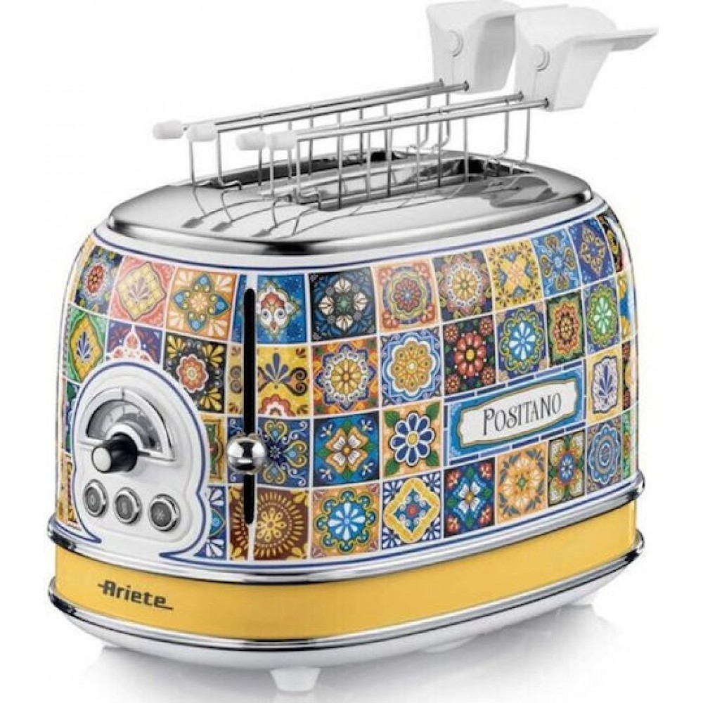 Ariete Positano 0155/0P Φρυγανιέρα 2 Θέσεων 810W Πολύχρωμη