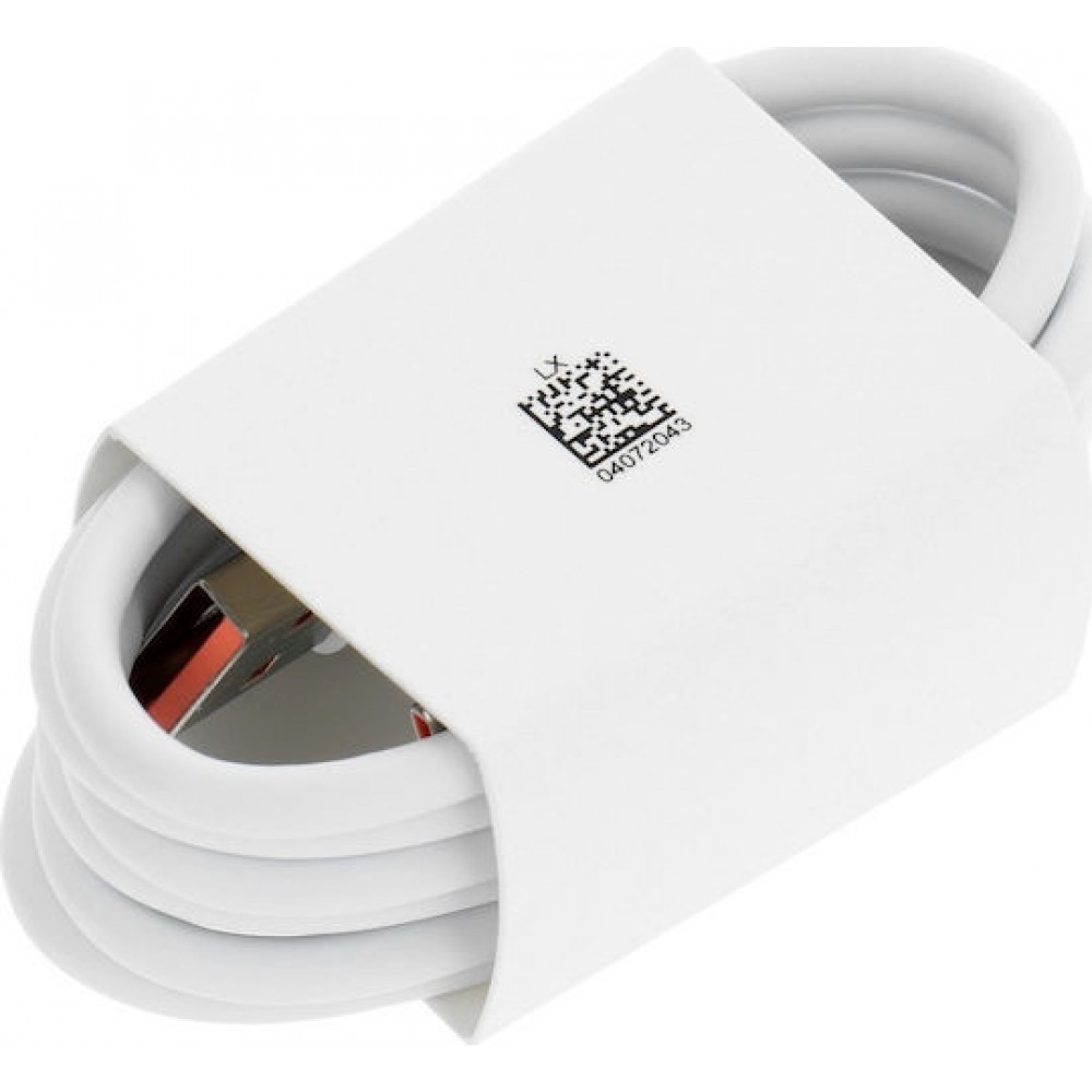 Huawei USB 2.0 Cable USB-C male - USB-A 66W Λευκό 1m 04072043 Bulk