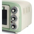 Ariete Vintage 0979/04  Ηλεκτρικό Φουρνάκι 18lt Χωρίς Εστίες Green