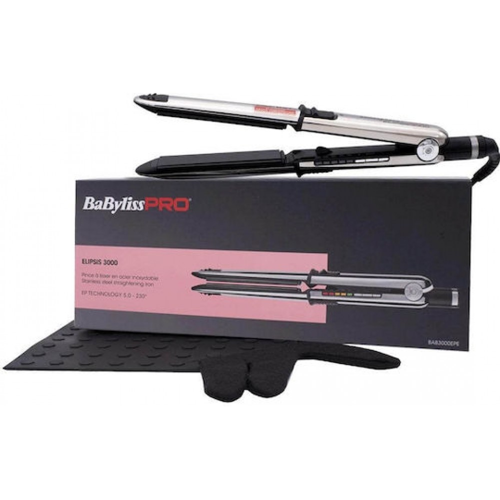 Babyliss Pro Elipsis 3000 BAB3000EPE Πρέσα Μαλλιών με Κεραμικές Πλάκες