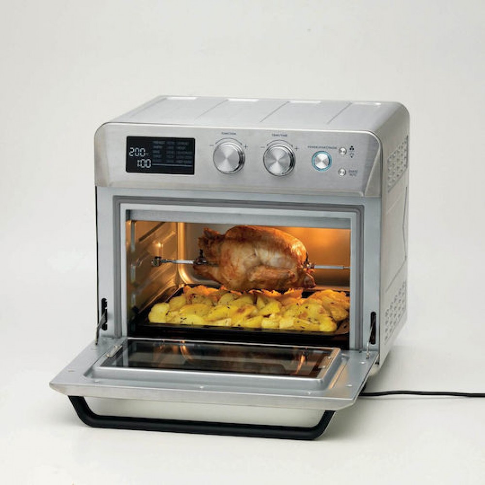 Ariete Ηλεκτρικό Φουρνάκι 25lt Χωρίς Εστίες με Αέρα Inox 4629/11 Ariete Ηλεκτρικό Φουρνάκι 25lt Χωρίς Εστίες με Αέρα Inox 4629/11