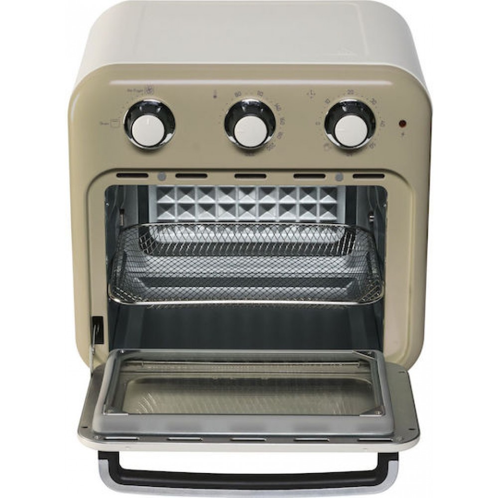 Ariete Vintage Air Fryer Mini- Oven 4632/03 Ηλεκτρικό Φουρνάκι 16lt Χωρίς Εστίες Μπεζ Ariete Vintage Air Fryer Mini- Oven 4632/03 Ηλεκτρικό Φουρνάκι 16lt Χωρίς Εστίες Μπεζ