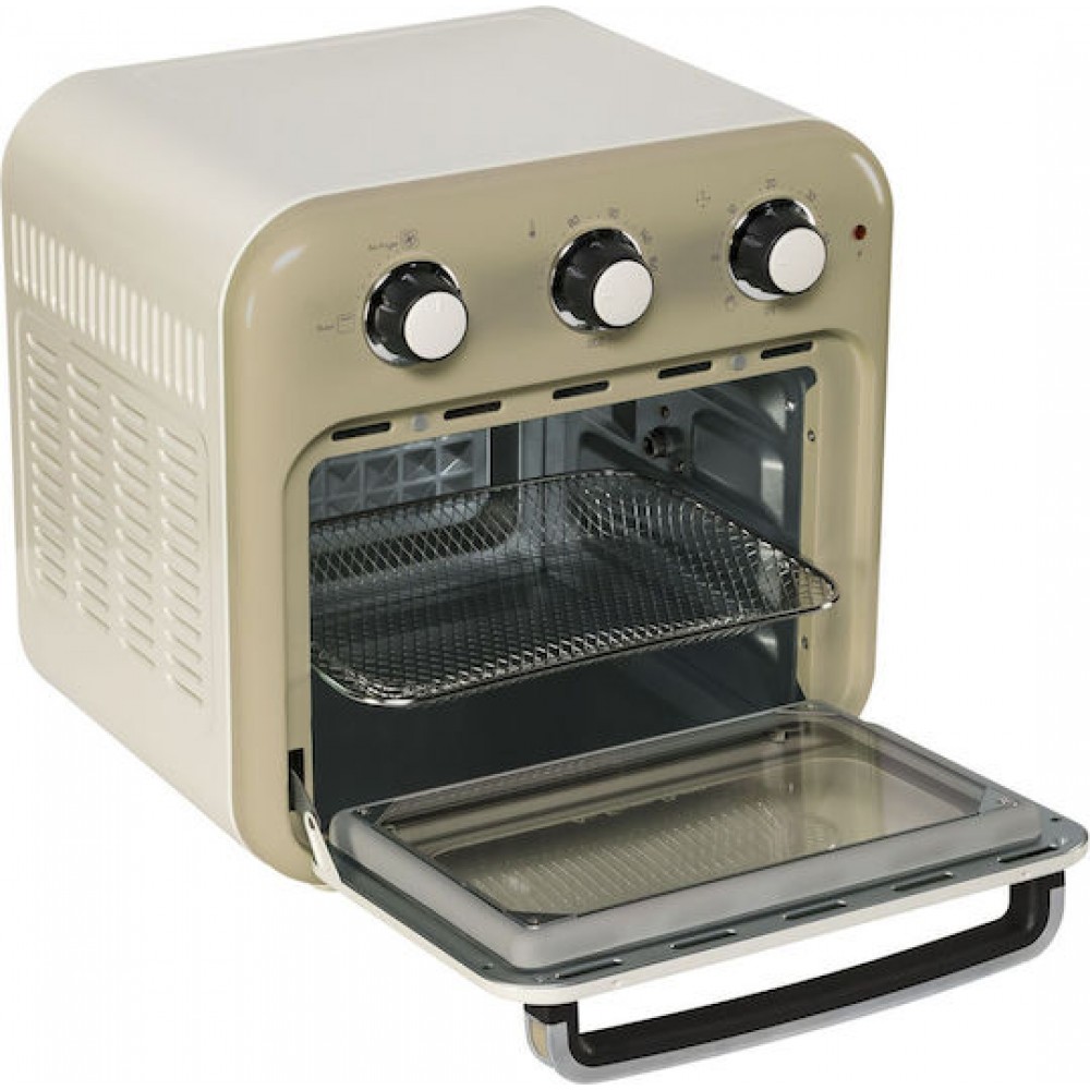 Ariete Vintage Air Fryer Mini- Oven 4632/03 Ηλεκτρικό Φουρνάκι 16lt Χωρίς Εστίες Μπεζ Ariete Vintage Air Fryer Mini- Oven 4632/03 Ηλεκτρικό Φουρνάκι 16lt Χωρίς Εστίες Μπεζ