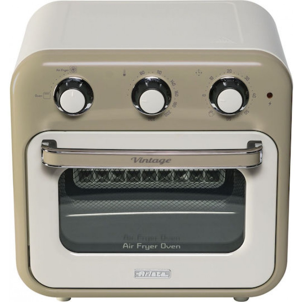 Ariete Vintage Air Fryer Mini- Oven 4632/03 Ηλεκτρικό Φουρνάκι 16lt Χωρίς Εστίες Μπεζ Ariete Vintage Air Fryer Mini- Oven 4632/03 Ηλεκτρικό Φουρνάκι 16lt Χωρίς Εστίες Μπεζ