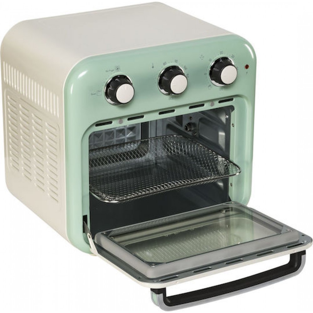 Ariete Vintage Air Fryer Mini- Oven 4632/04 Ηλεκτρικό Φουρνάκι 16lt Χωρίς Εστίες Πράσινο Ariete Vintage Air Fryer Mini- Oven 4632/04 Ηλεκτρικό Φουρνάκι 16lt Χωρίς Εστίες Πράσινο