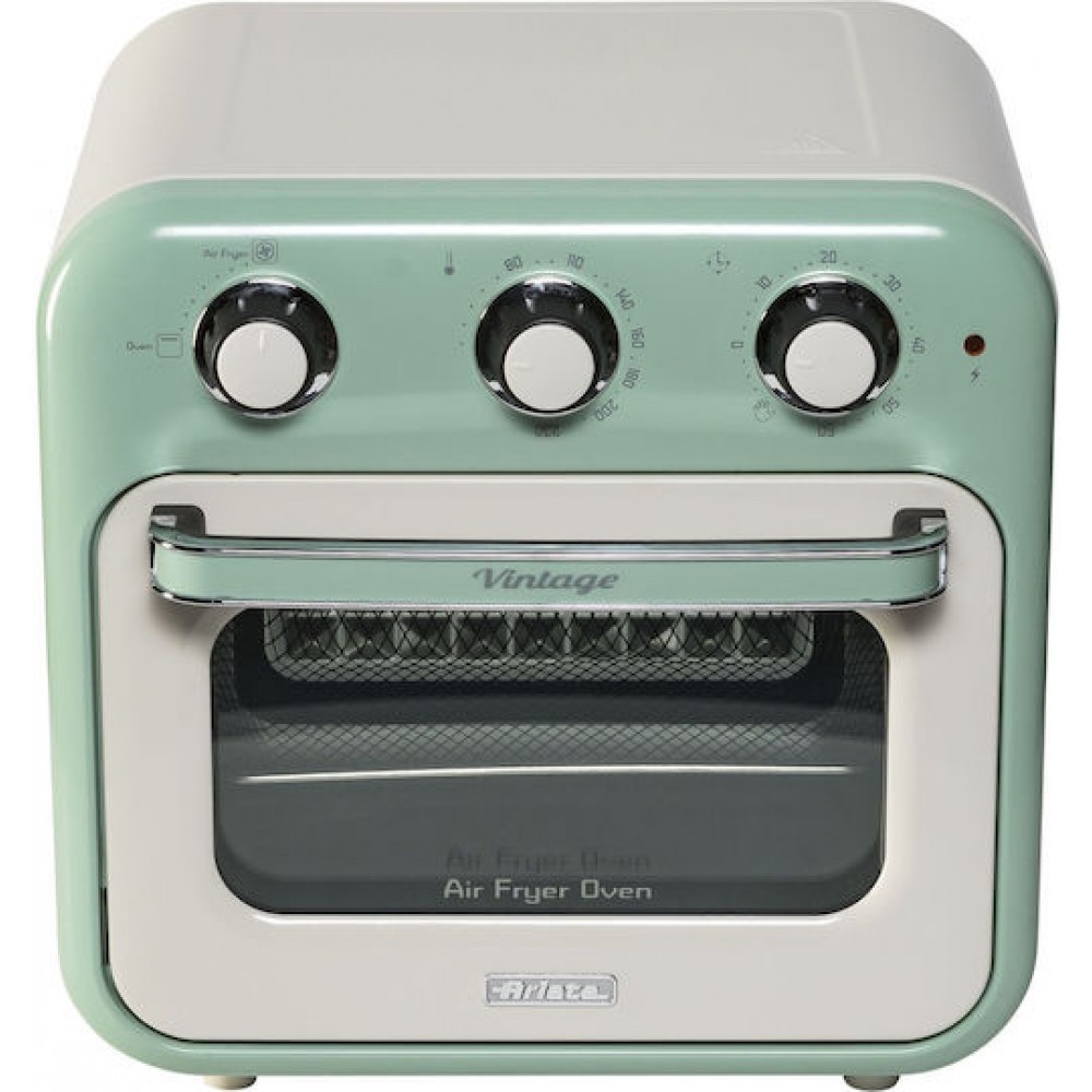 Ariete Vintage Air Fryer Mini- Oven 4632/04 Ηλεκτρικό Φουρνάκι 16lt Χωρίς Εστίες Πράσινο Ariete Vintage Air Fryer Mini- Oven 4632/04 Ηλεκτρικό Φουρνάκι 16lt Χωρίς Εστίες Πράσινο
