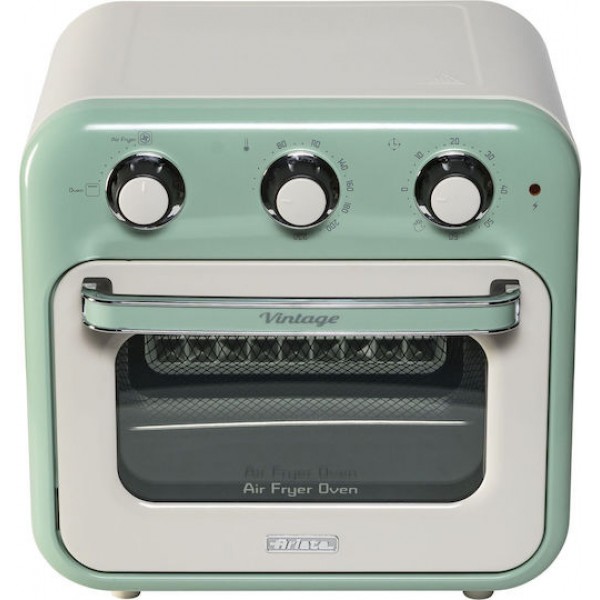 Ariete Vintage Air Fryer Mini- Oven 4632/04 Ηλεκτρικό Φουρνάκι 16lt Χωρίς Εστίες Πράσινο Ariete Vintage Air Fryer Mini- Oven 4632/04 Ηλεκτρικό Φουρνάκι 16lt Χωρίς Εστίες Πράσινο