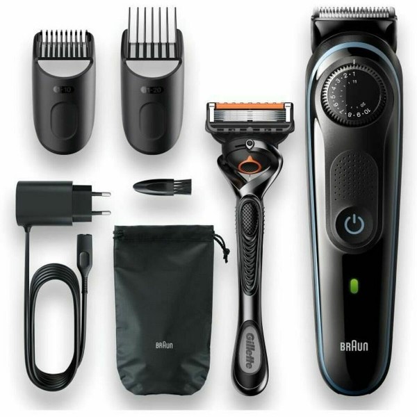 Braun BeardTrimmer Επαναφορτιζόμενη Κουρευτική Μηχανή Μαύρη BT5341