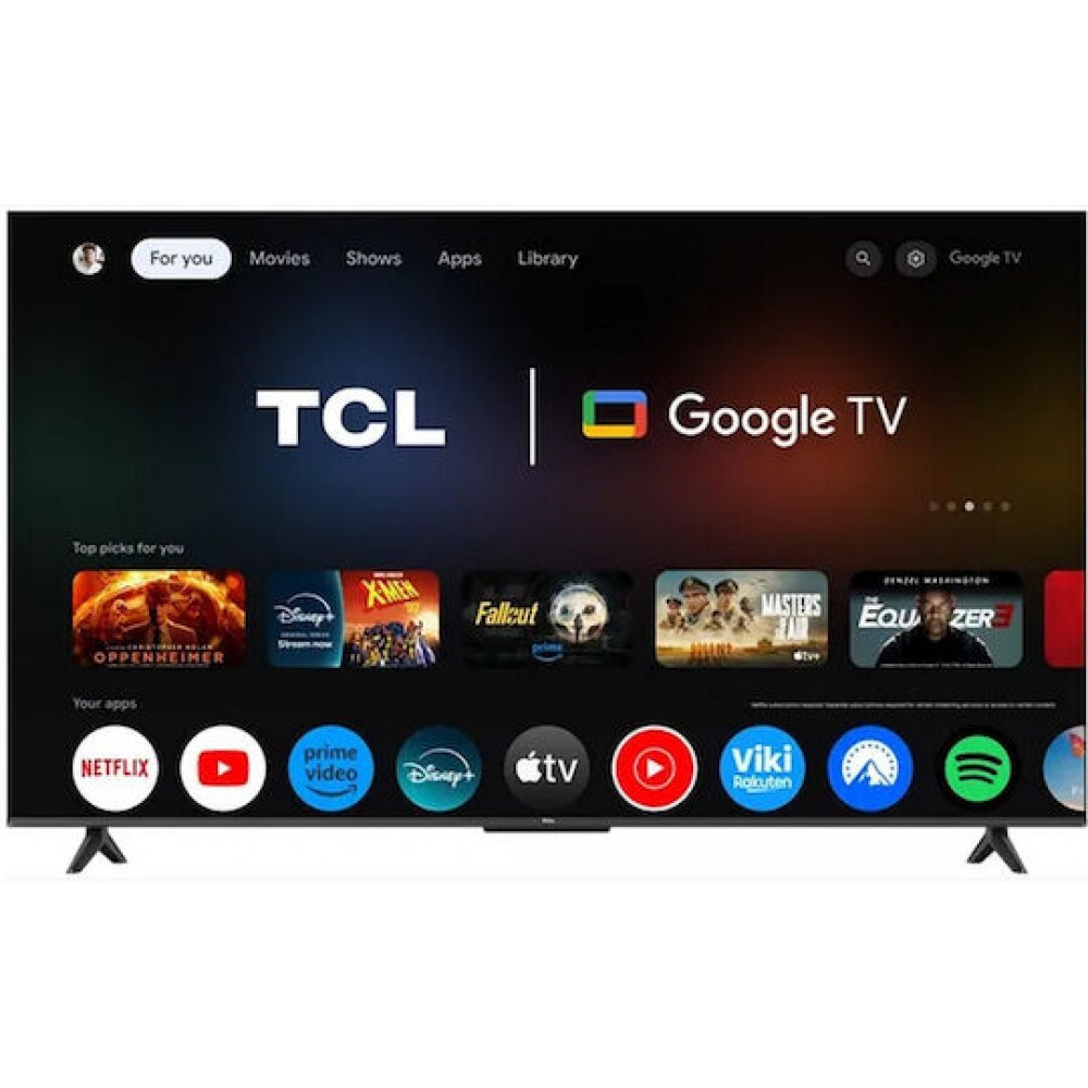 TCL Smart Τηλεόραση 55" 4K UHD LED P6K HDR (2025) 55P6K TCL Smart Τηλεόραση 55" 4K UHD LED P6K HDR (2025) 55P6K