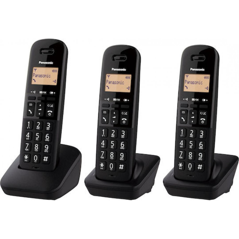 Panasonic Cordless Standard DECT TRIO Vers. Black KX-TGB613JTB Panasonic Cordless Standard DECT TRIO Vers. Black KX-TGB613JTB