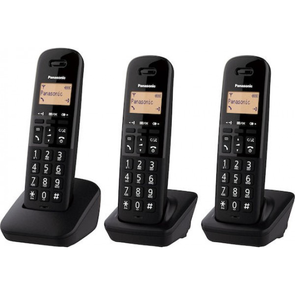 Panasonic Cordless Standard DECT TRIO Vers. Black KX-TGB613JTB