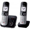 Panasonic Expandable Cordless + Voice Mail Black KX-TG6862 Ελληνικό Μενο΄ύ