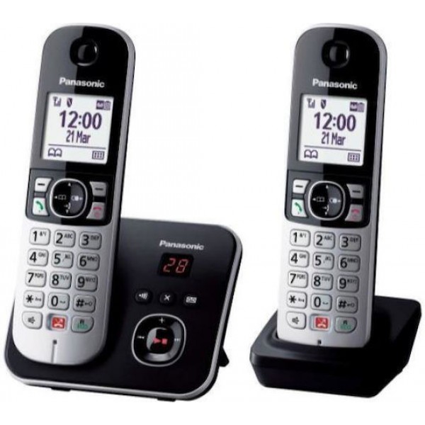 Panasonic Expandable Cordless + Voice Mail Black KX-TG6862 Ελληνικό Μενο΄ύ Panasonic Expandable Cordless + Voice Mail Black KX-TG6862 Ελληνικό Μενο΄ύ