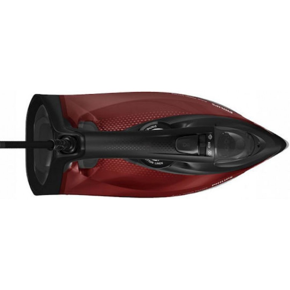 Philips Σίδερο Ατμού 2800W με Αντικολλητική Πλάκα και Συνεχόμενη Παροχή 50gr/min Black/Red DST7022/40 Philips Σίδερο Ατμού 2800W με Αντικολλητική Πλάκα και Συνεχόμενη Παροχή 50gr/min Black/Red DST7022/40