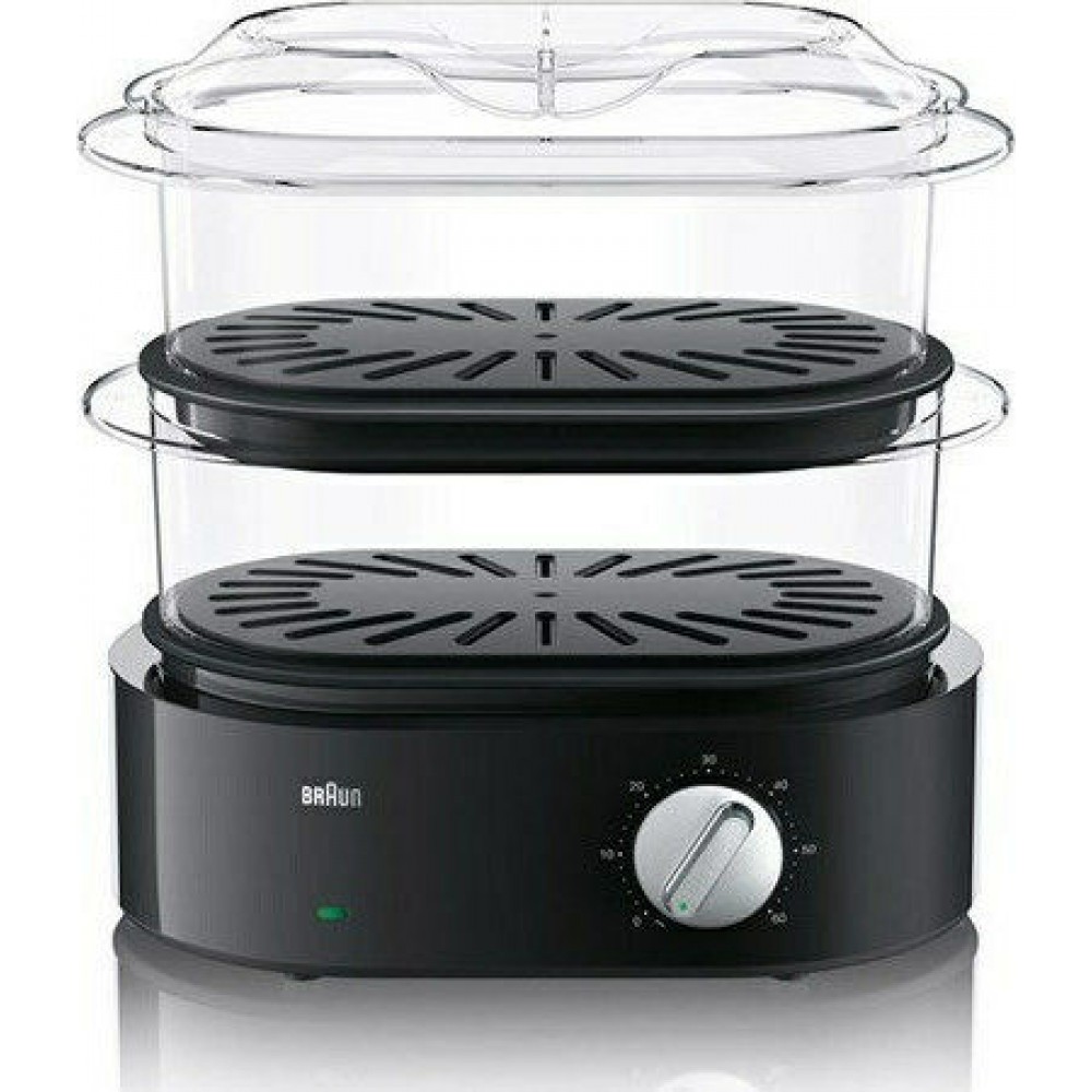 Braun FS 5100BK Ατμομάγειρας 6.2lt Μαύρος Braun FS 5100BK Ατμομάγειρας 6.2lt Μαύρος
