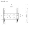 BrateckKL31-22F Fixed Slim TV Wall mount BrateckKL31-22F Fixed Slim TV Wall mount