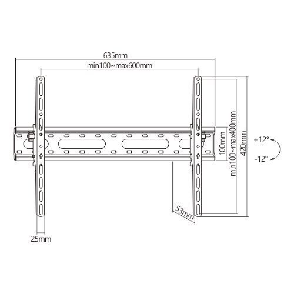 Brateck KL31-46T Fixed Slim TV Wall mount Brateck KL31-46T Fixed Slim TV Wall mount