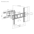 Brateck LPA63-466 Slim Swivel TV Wall Mount Brateck LPA63-466 Slim Swivel TV Wall Mount