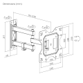 Brateck LPA68-223 Slim Swivel TV Wall Mount Brateck LPA68-223 Slim Swivel TV Wall Mount