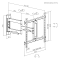 Brateck LPA76-443 Slim Swivel TV Wall Mount Brateck LPA76-443 Slim Swivel TV Wall Mount