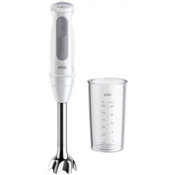 Braun MultiQuick 5 MQ50001MWH Ραβδομπλέντερ με Ανοξείδωτη Ράβδο 1000W Λευκό Braun MultiQuick 5 MQ50001MWH Ραβδομπλέντερ με Ανοξείδωτη Ράβδο 1000W Λευκό