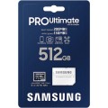 Samsung PRO Ultimate microSDXC 512GB Class 10 U3 V30 A2 UHS-I με αντάπτορα Samsung PRO Ultimate microSDXC 512GB Class 10 U3 V30 A2 UHS-I με αντάπτορα
