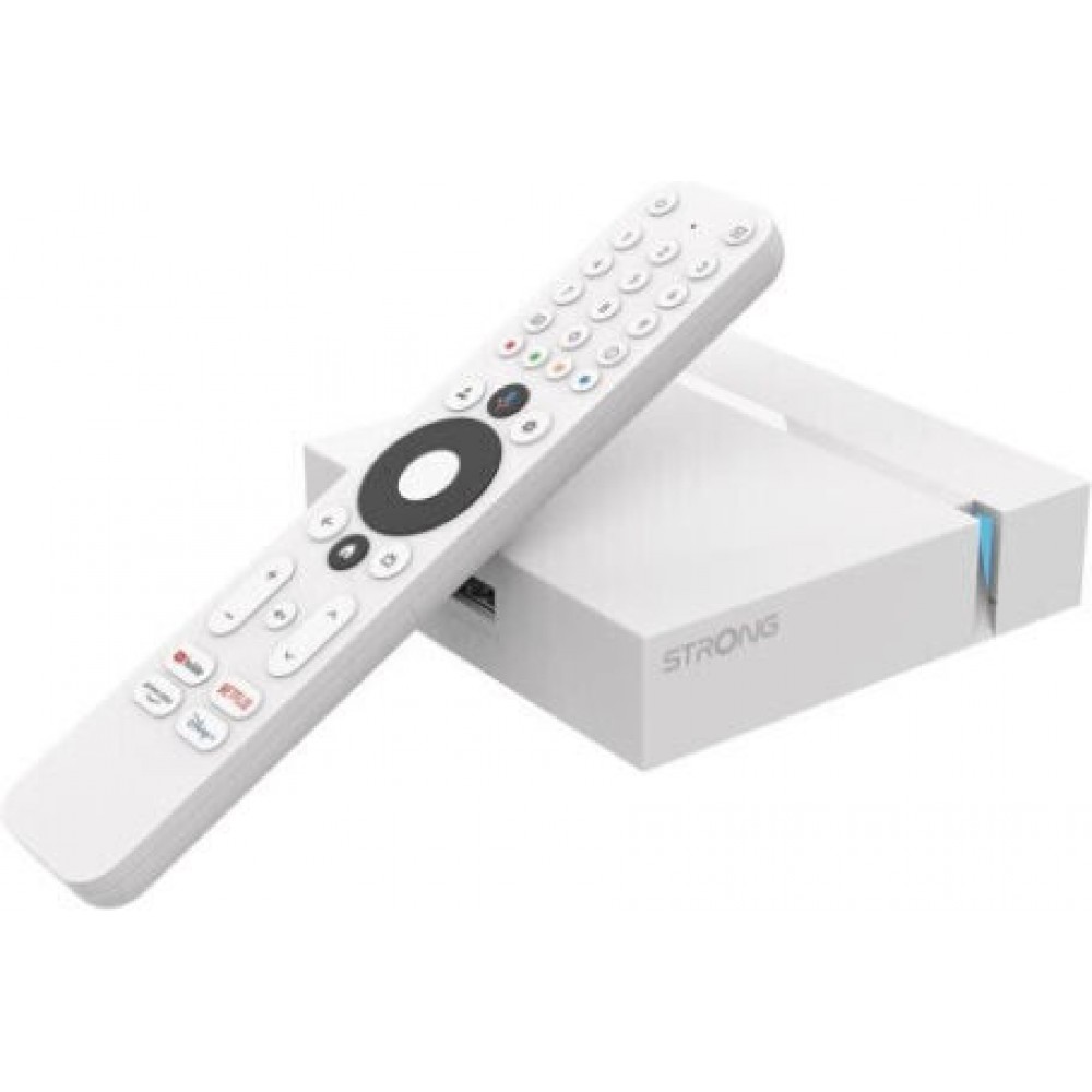 Strong TV Box LEAP-S3+ V2 4K UHD με WiFi USB 2.0 2GB RAM και 2GB Αποθηκευτικό Χώρο με Λειτουργικό Android και Google Assistant