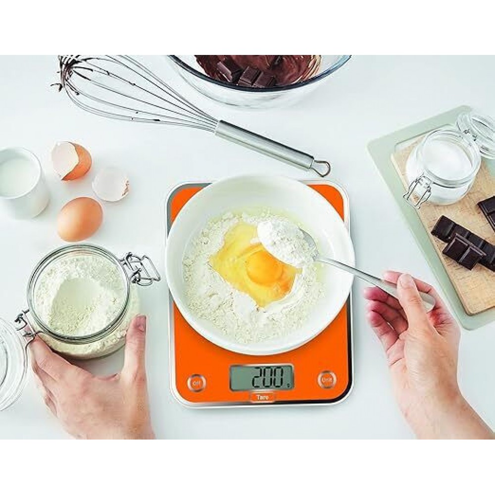 Moulinex BN5001 Optiss Ψηφιακή Ζυγαριά Κουζίνας 1gr/5kg Πορτοκαλί