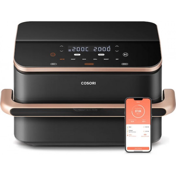Cosori Dual Blaze TwinFry Air Fryer με Wi-Fi & Διπλό Αποσπώμενο Κάδο 10lt Μαύρο