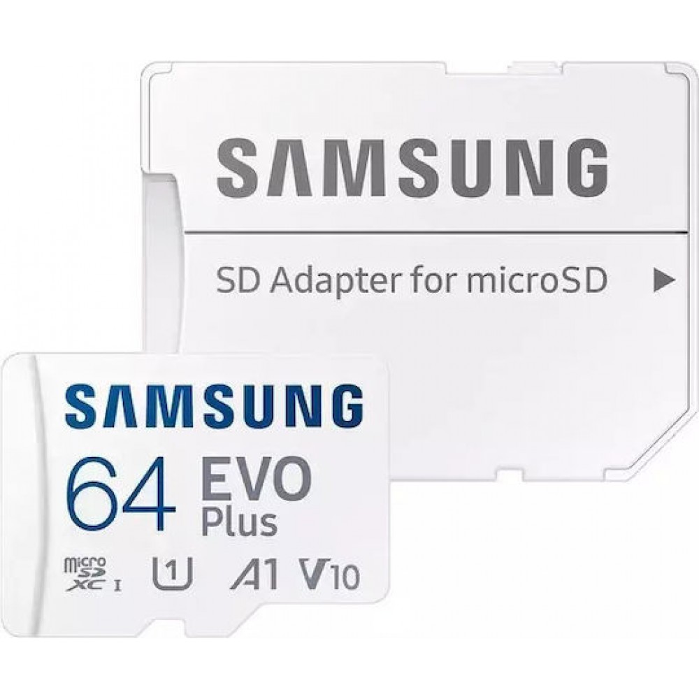 Samsung Evo Plus microSDXC 64GB Class 10 U3 V30 (2024) Samsung Evo Plus microSDXC 64GB Class 10 U3 V30 (2024)