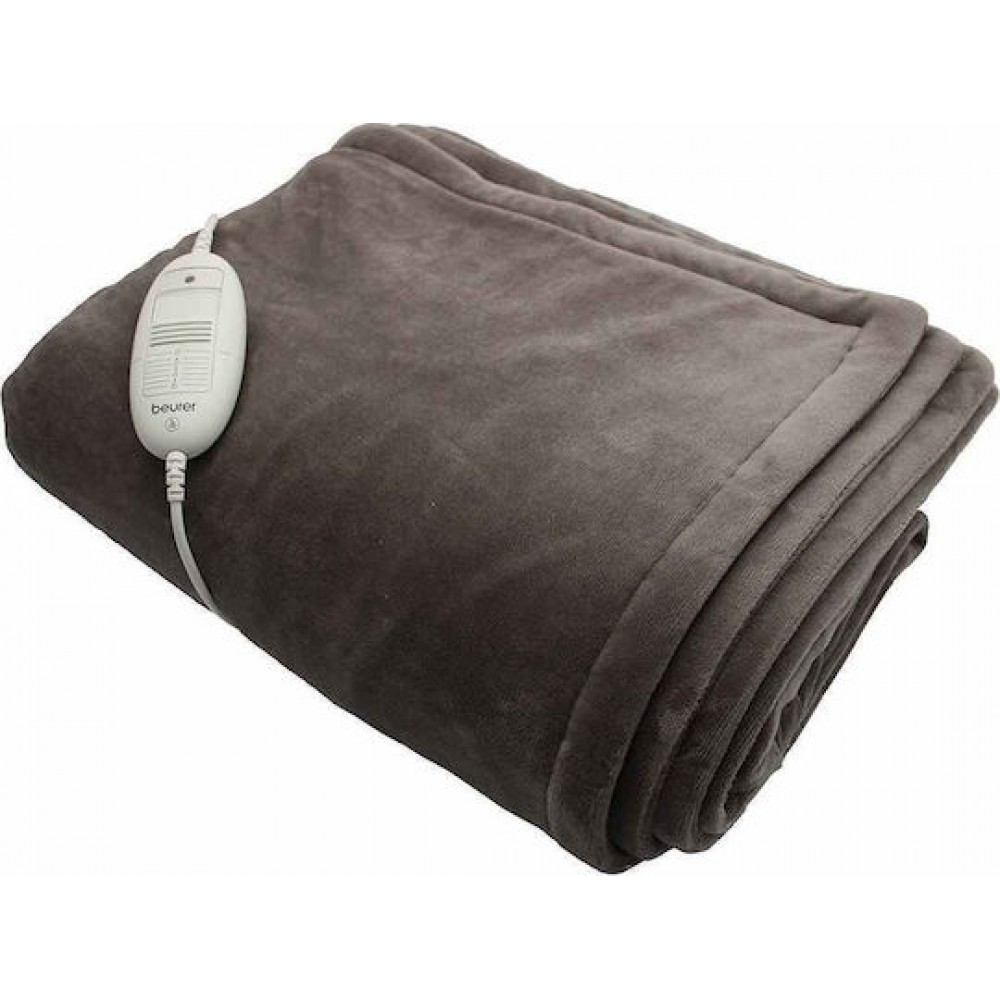 Beurer HD 75 (42400)  Ημίδιπλη Ηλεκτρική Κουβέρτα Πλενόμενη Καφέ 100W 130x180εκ.
