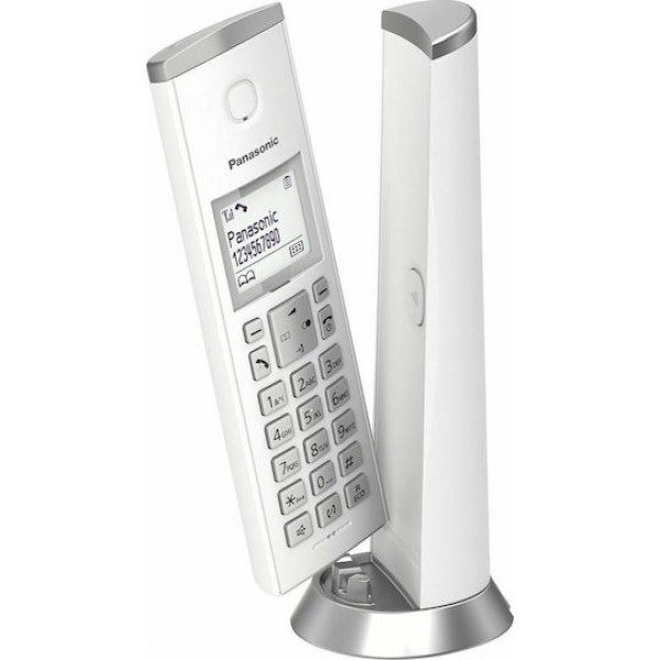 Panasonic Cordless Design White KX-TGK210 Ελληνικό Μενο΄ύ Panasonic Cordless Design White KX-TGK210 Ελληνικό Μενο΄ύ