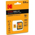 Kodak Micro SDHC 64GB U1 V10 UHS-I 85MB/s with Adapter Kodak Micro SDHC 64GB U1 V10 UHS-I 85MB/s with Adapter