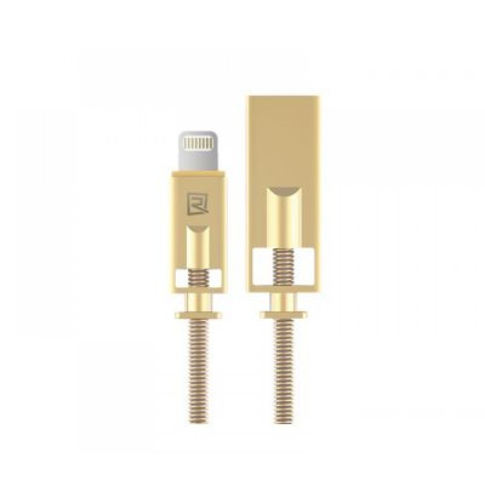 Remax RC 056i Royalty Cable for iP5/6/7/8/SE Gold Remax RC 056i Royalty Cable for iP5/6/7/8/SE Gold