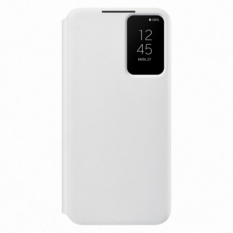 Samsung Smart Clear View Cover Book Πλαστικό Λευκό (Galaxy S22+ 5G)