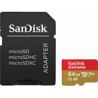Sandisk Extreme Action microSDHC 32GB U3 V30 A1 with Adapter SDSQXAF- 032G-GN6AA