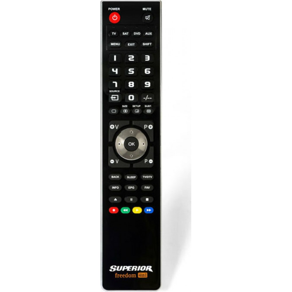 Superior Universal Τηλεχειριστήριο Freedom Micro USB 4:1 για CD-DVD Players , Τηλεοράσεις και Ψηφιάκους Δέκτες Superior Universal Τηλεχειριστήριο Freedom Micro USB 4:1 για CD-DVD Players , Τηλεοράσεις και Ψηφιάκους Δέκτες