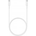 Samsung Regular USB 2.0 Cable USB-C male - USB-C male Λευκό 1m Bulk (EP-DA705BWEGWW)