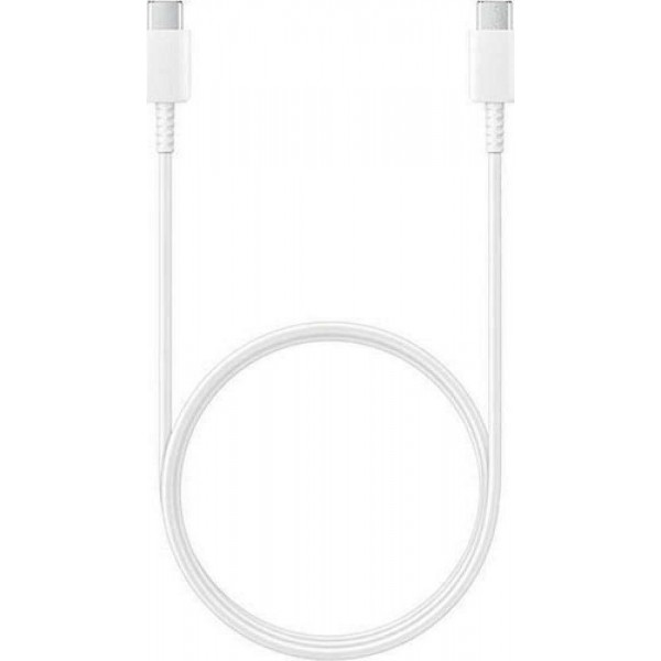Samsung Regular USB 2.0 Cable USB-C male - USB-C male Λευκό 1m Bulk (EP-DA705BWEGWW) Samsung Regular USB 2.0 Cable USB-C male - USB-C male Λευκό 1m Bulk (EP-DA705BWEGWW)