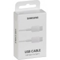 Samsung Regular USB 2.0 Cable USB-C male - USB-C male Λευκό 1m Bulk (EP-DA705BWEGWW)