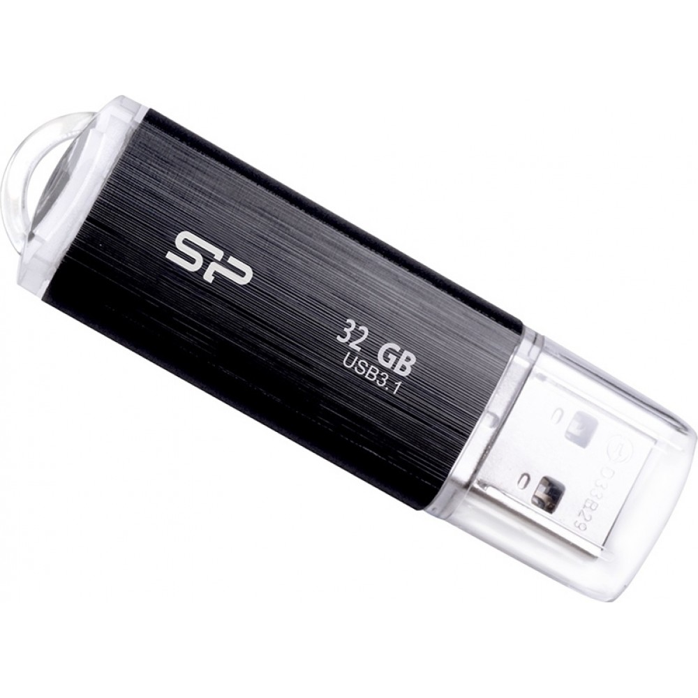 SILICON POWER (USB Flash Drive) UFD 3.1 Blaze B02, 32GB Black SILICON POWER (USB Flash Drive) UFD 3.1 Blaze B02, 32GB Black