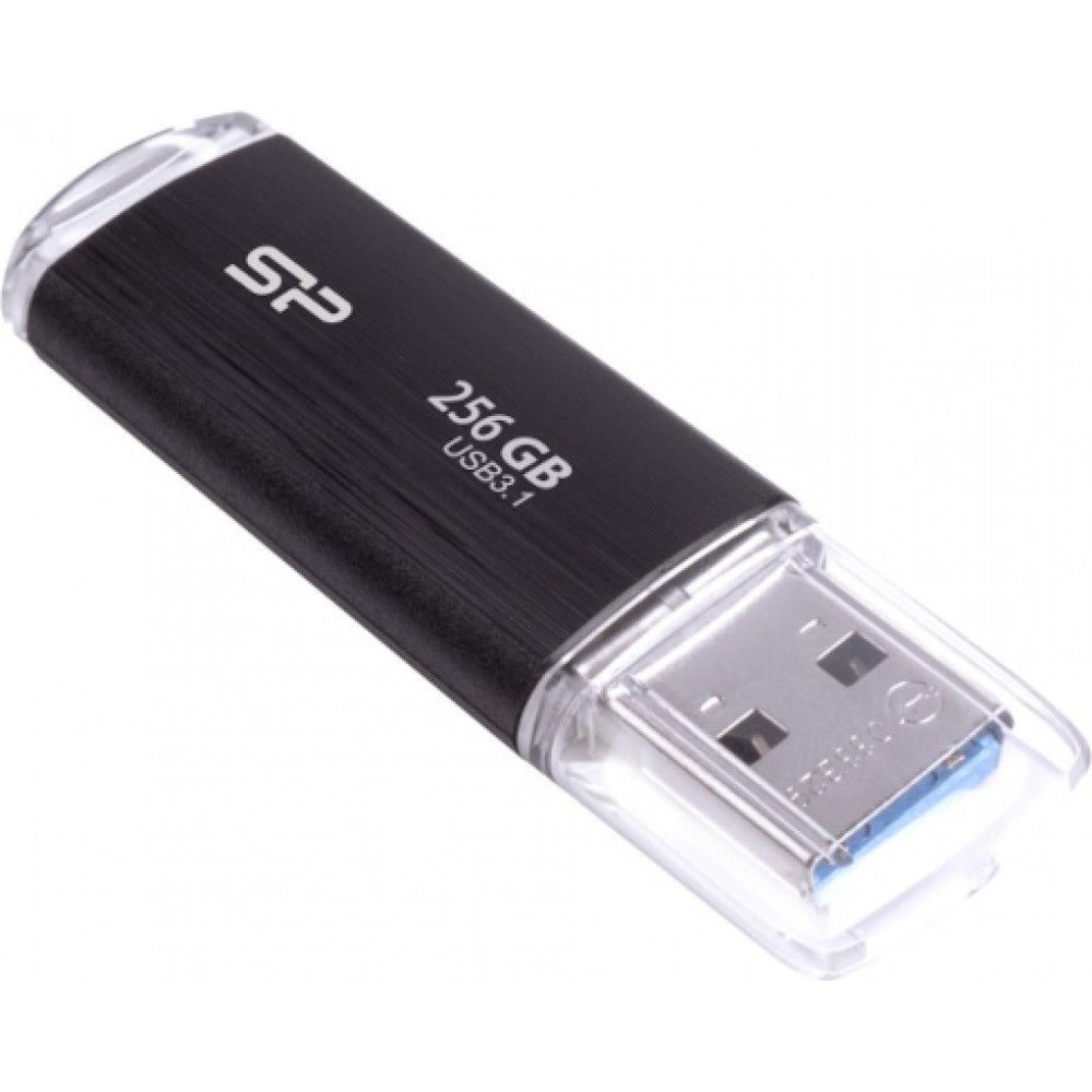 Silicon Power Blaze B02 256GB USB 3.1 Stick Μαύρο