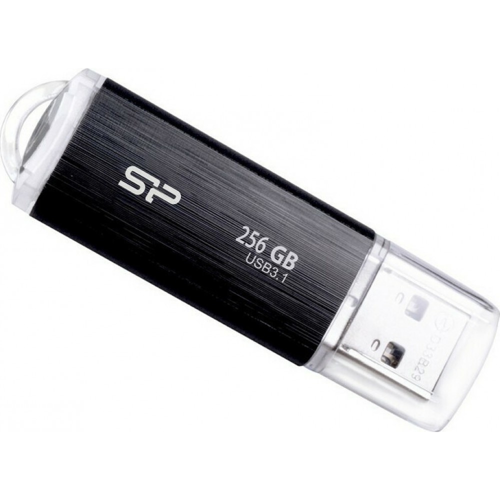 Silicon Power Blaze B02 256GB USB 3.1 Stick Μαύρο