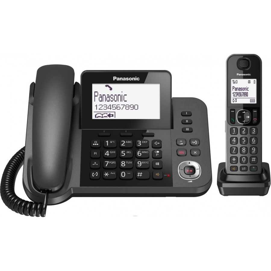 Panasonic KX-TGF320 Ενσύρματο Τηλέφωνο Γραφείου Μαύρο
