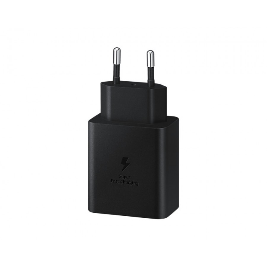 Samsung Φορτιστής με Θύρα USB-C και Καλώδιο USB-C 45W Power Delivery Μαύρος (EP-T4510)