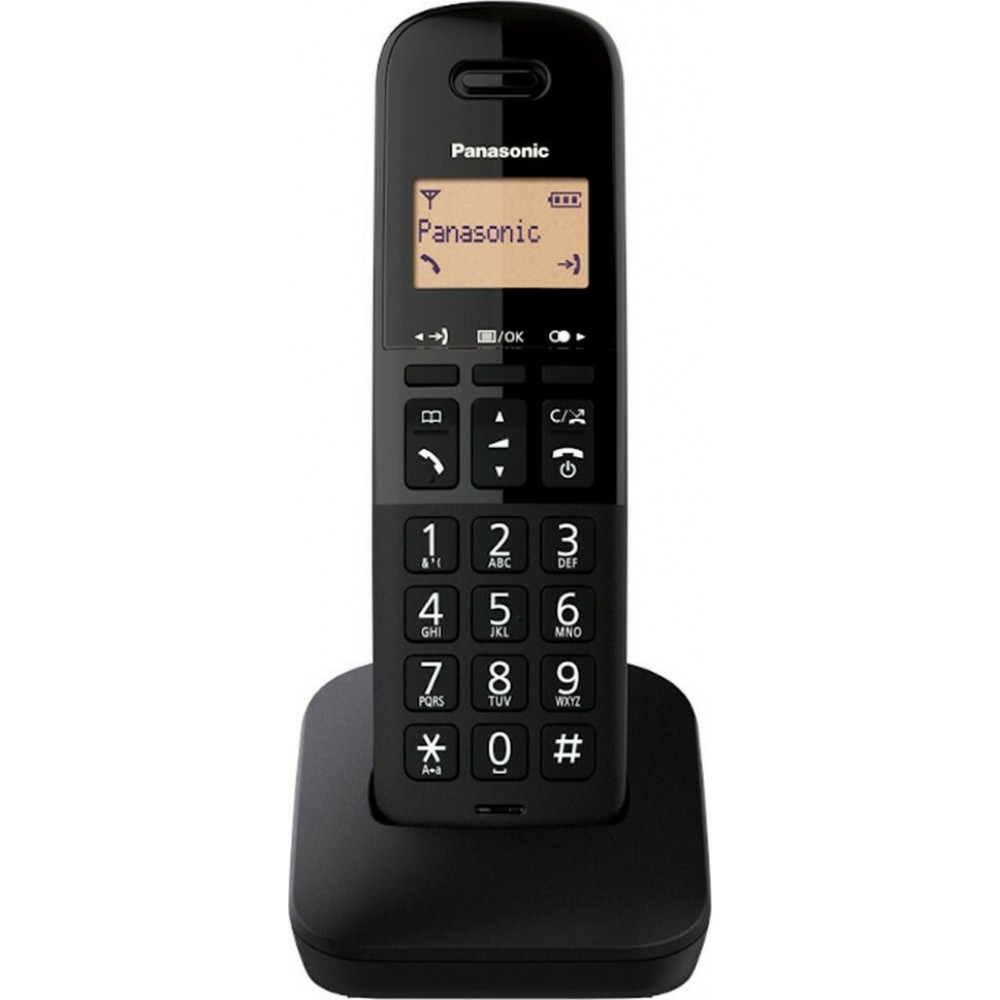Panasonic KX-TGB610JTB Ασύρματο Τηλέφωνο Μαύρο Ελληνικό Μενο΄ύ