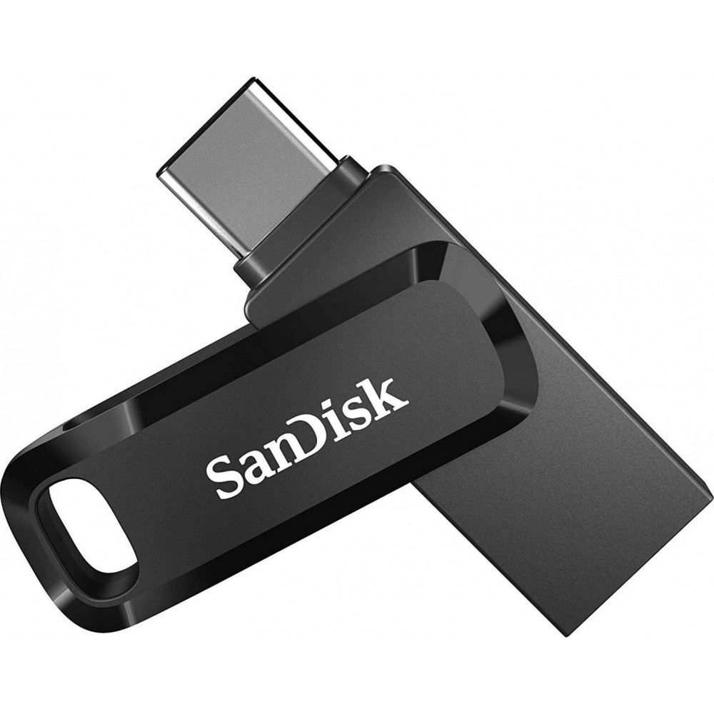 Sandisk Ultra Dual Drive Go 64GB USB 3.1 Stick με σύνδεση USB-A & USB-C Μαύρο