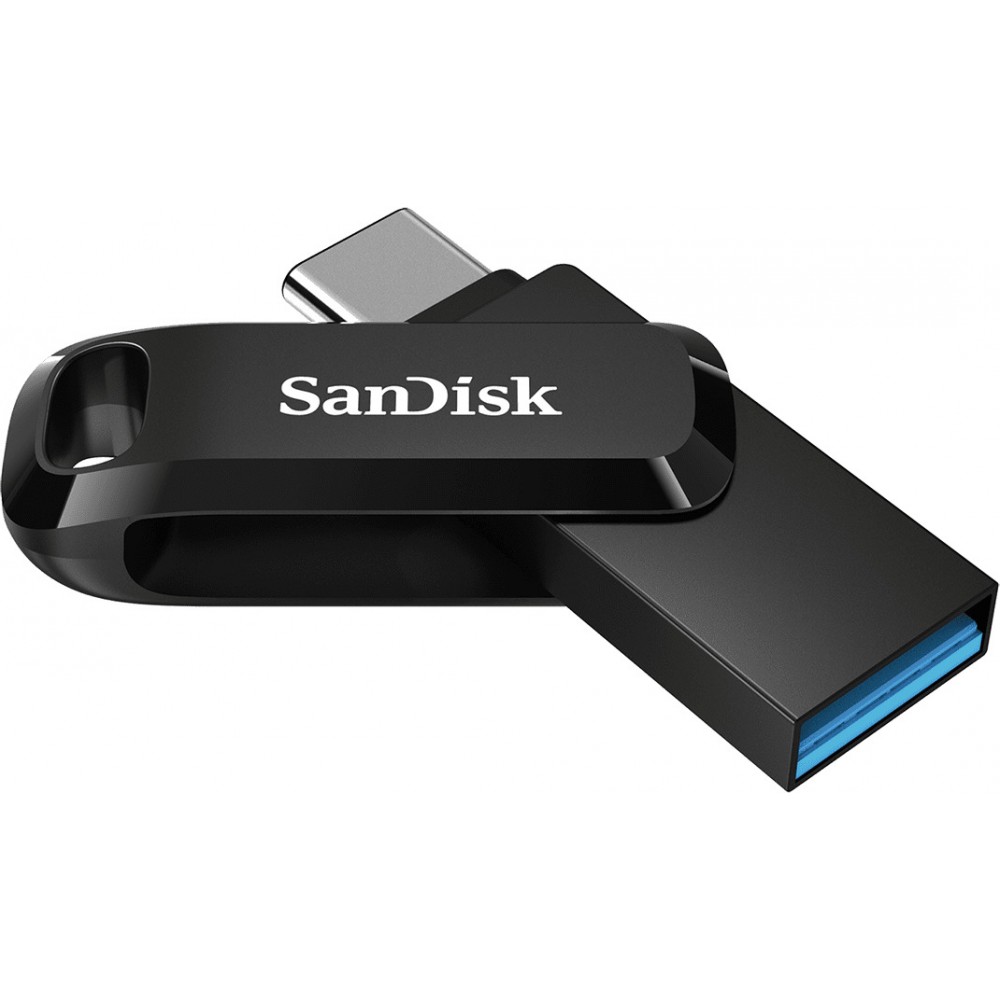 Sandisk Ultra Dual Drive Go 64GB USB 3.1 Stick με σύνδεση USB-A & USB-C Μαύρο