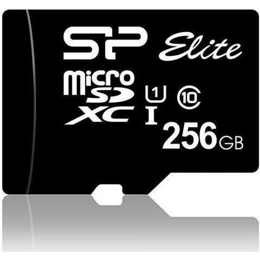 Silicon Power Elite microSDXC 256GB Class 10 U1 UHS-I με αντάπτορα